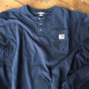 Men’s Carhartt Henley black shirt